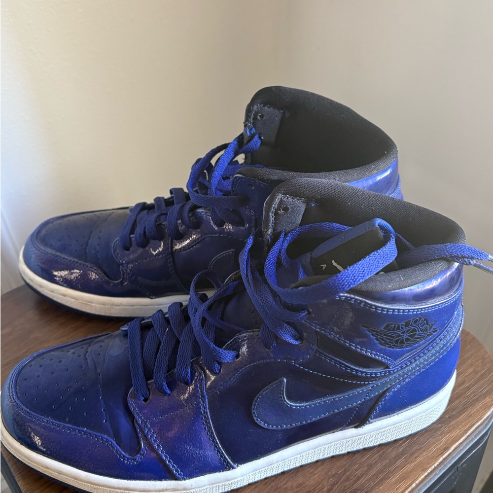 Nike Air Jordan 1 Mid Royal Blue/Black Sneakers Space Jams